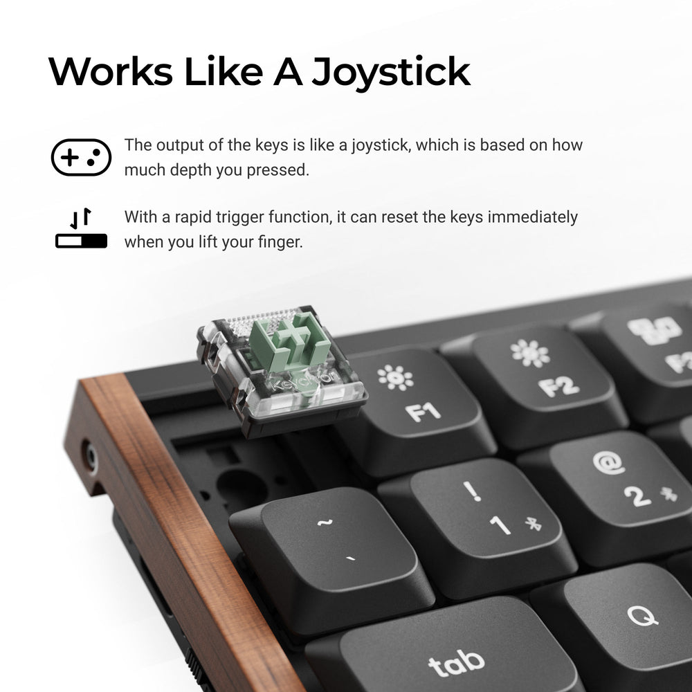 Keychron K3 HE Wireless Magnetic Switch Custom Keyboard (US ANSI Layout)
