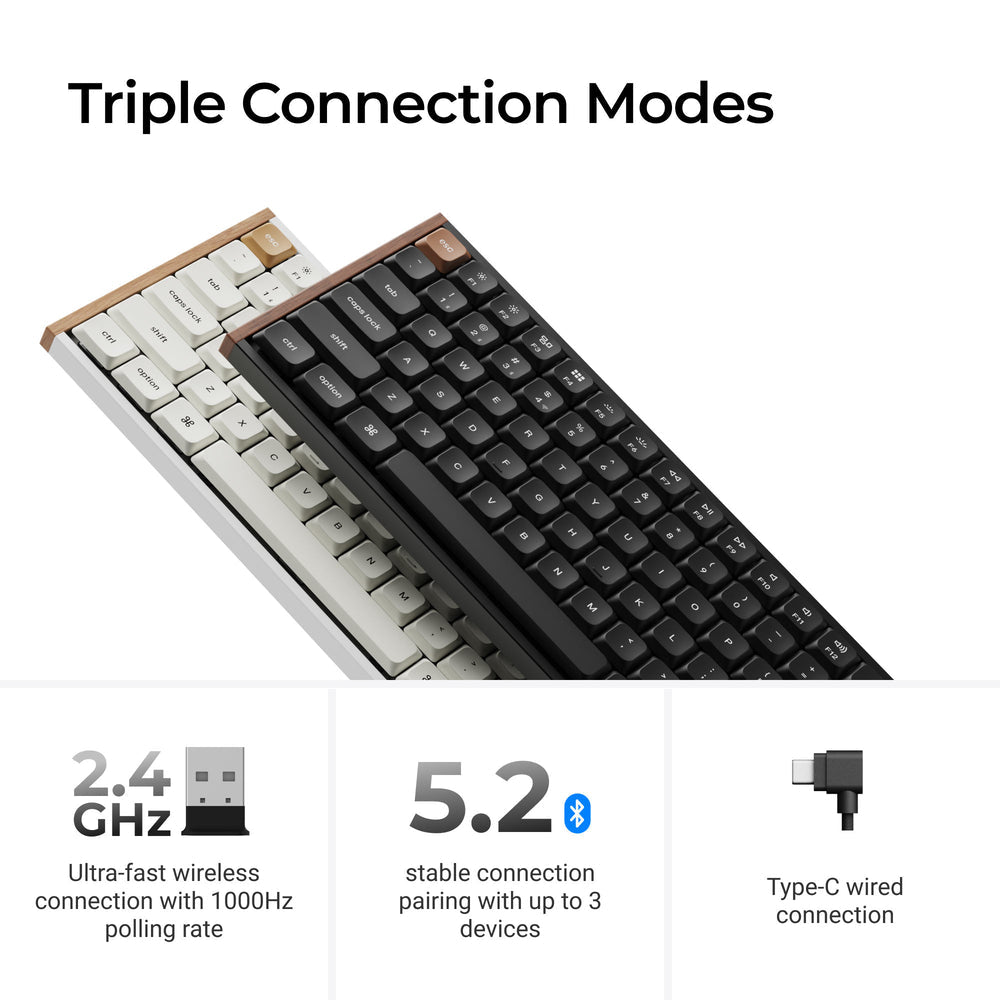 Keychron K3 HE Wireless Magnetic Switch Custom Keyboard (US ANSI Layout)