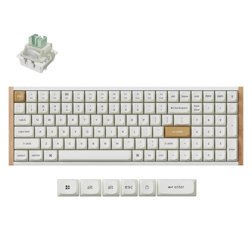 Keychron K4 HE Draadloos Magnetisch Schakelaar Aangepast Toetsenbord (US ANSI-indeling)