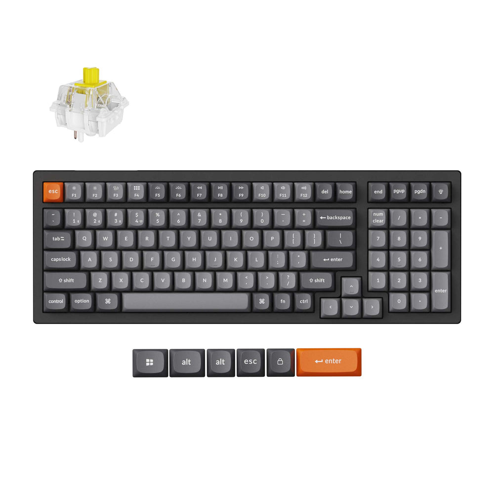 Keychron K4 Max QMK Draadloos Mechanisch Toetsenbord (US ANSI-indeling)