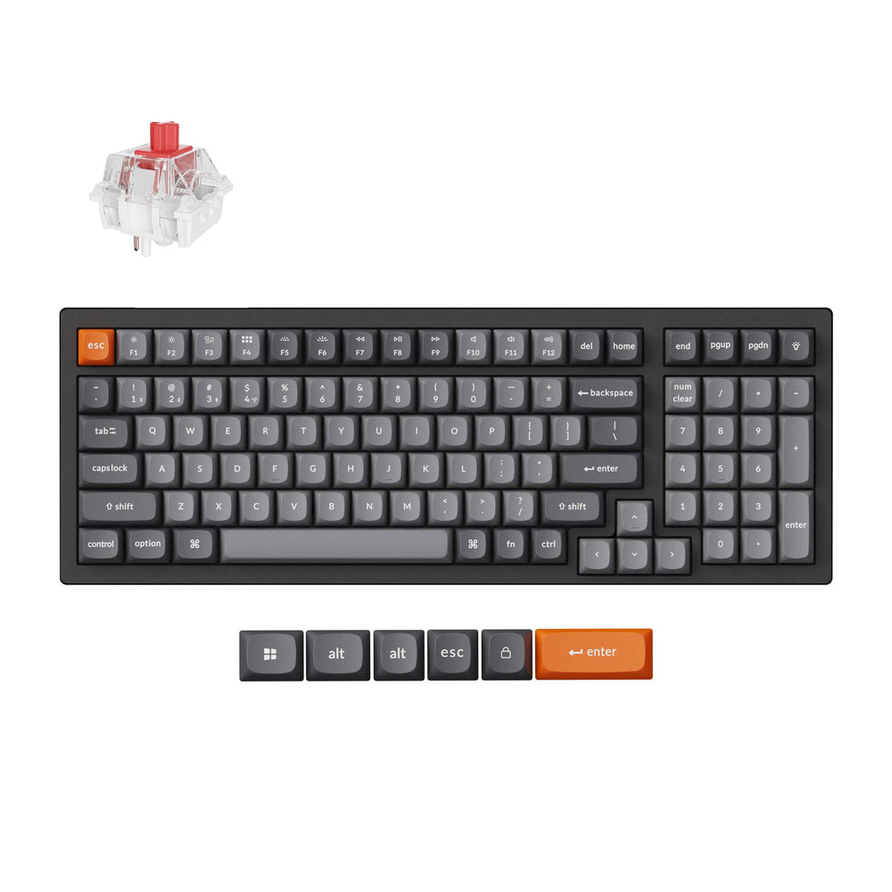Keychron K4 Max QMK Draadloos Mechanisch Toetsenbord (US ANSI-indeling)