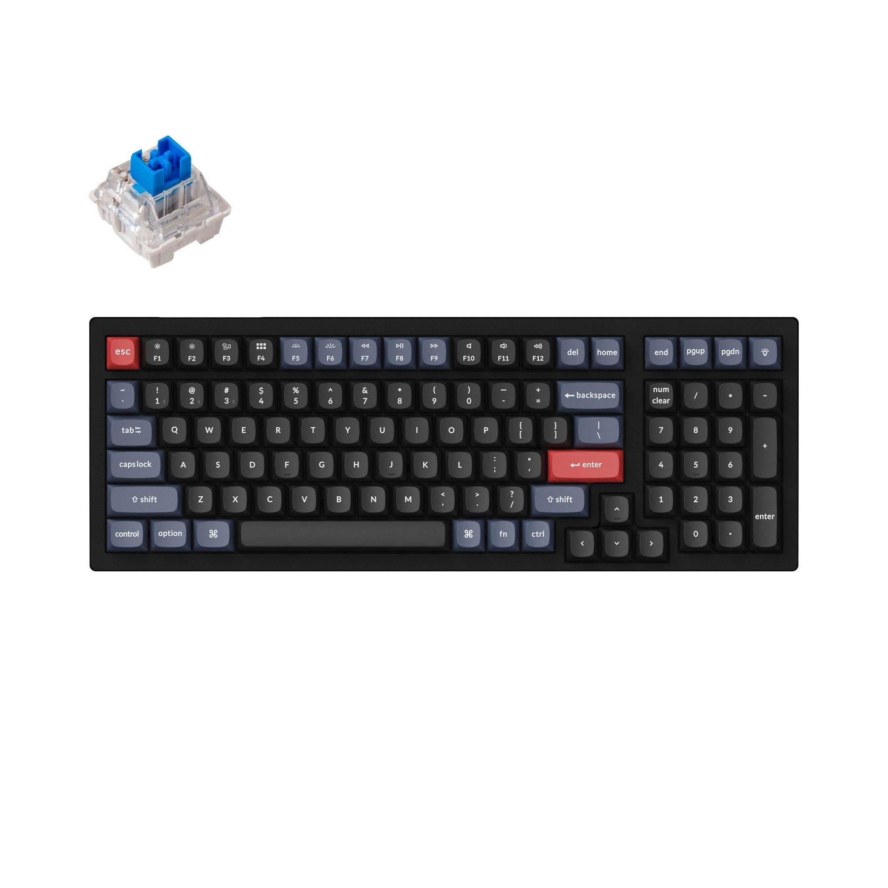 Keychron K4 Pro QMK/VIA Draadloos Mechanisch Toetsenbord (US ANSI Indeling)