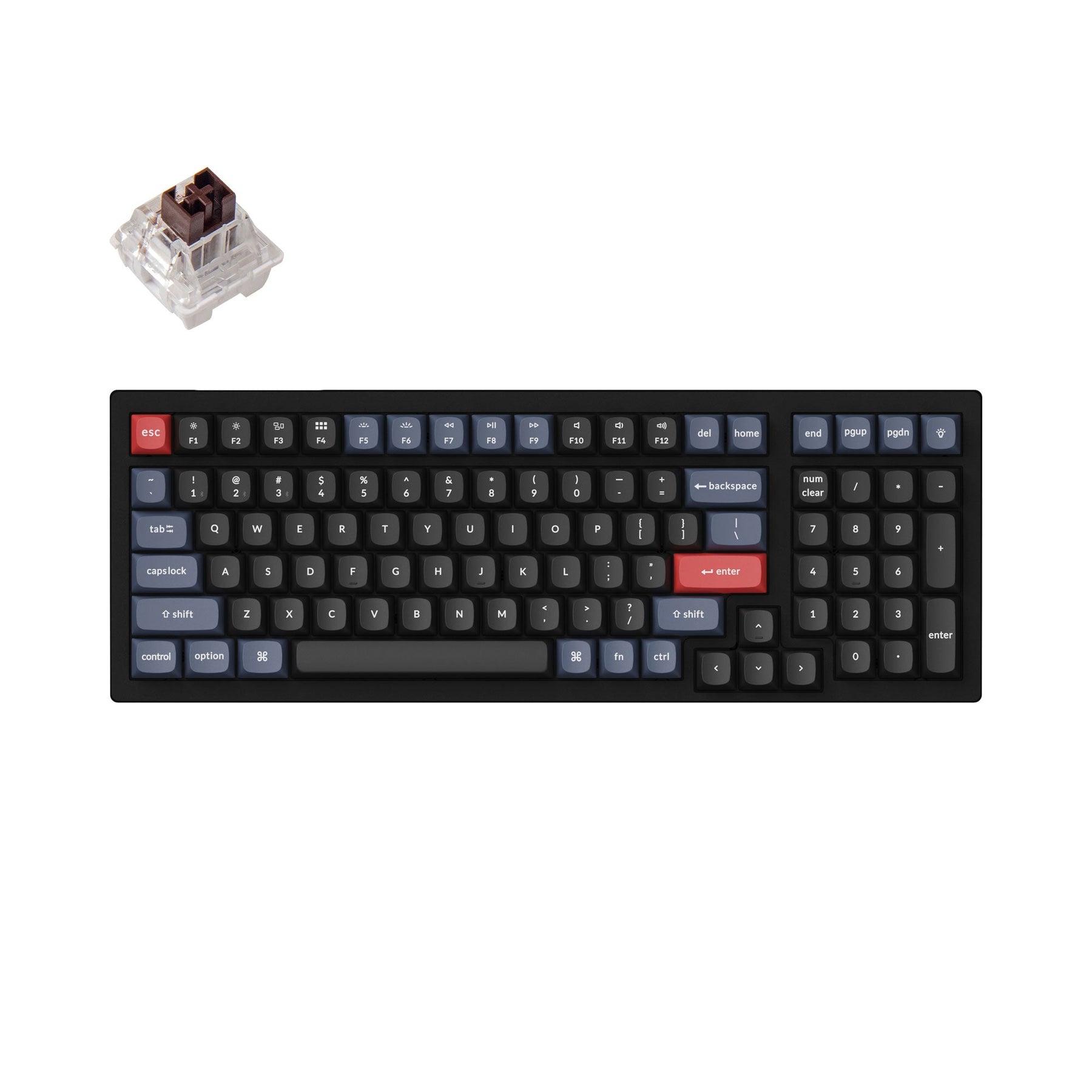 Keychron K4 Pro QMK/VIA Draadloos Mechanisch Toetsenbord (US ANSI Indeling)