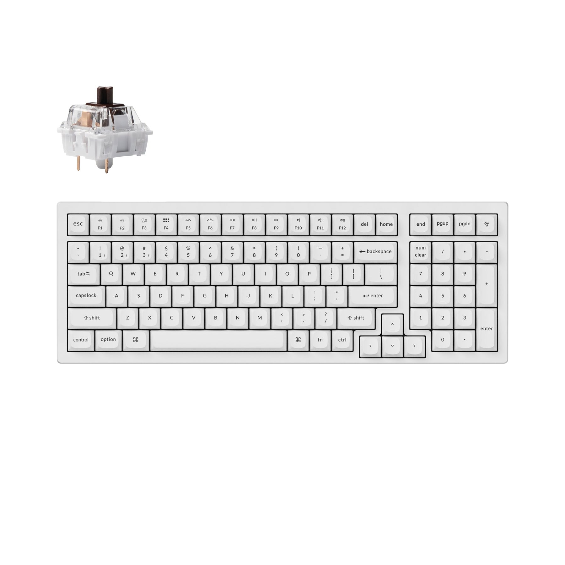 Keychron K4 Pro QMK/VIA Draadloos Mechanisch Toetsenbord (US ANSI Indeling)