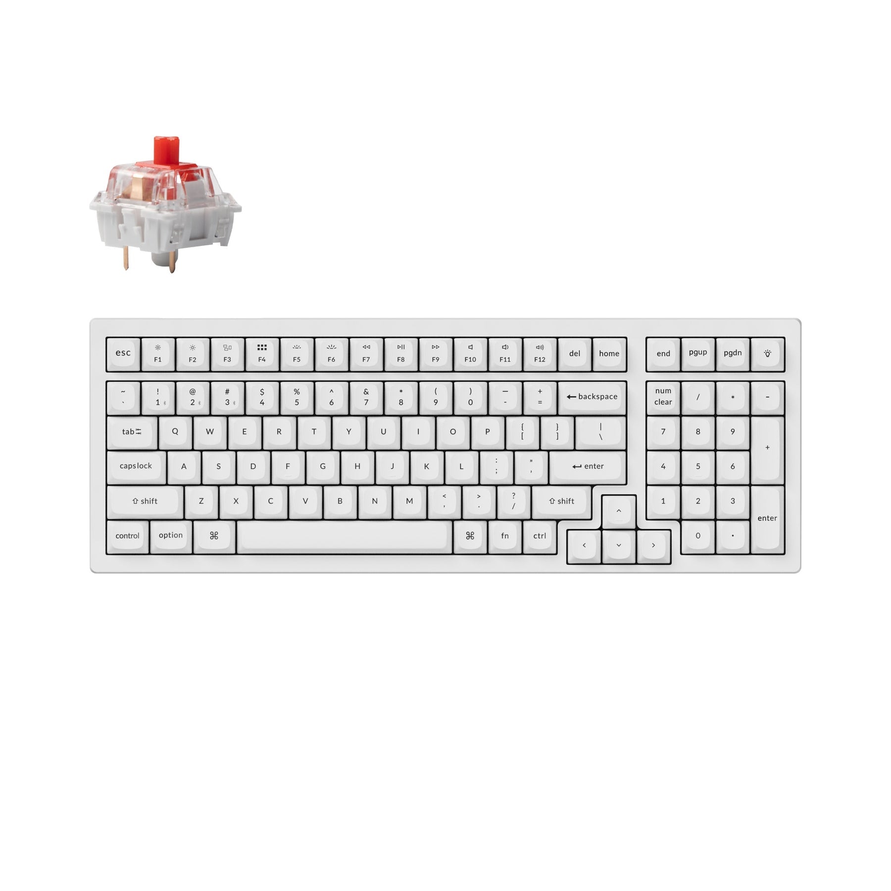 Keychron K4 Pro QMK/VIA Draadloos Mechanisch Toetsenbord (US ANSI Indeling)