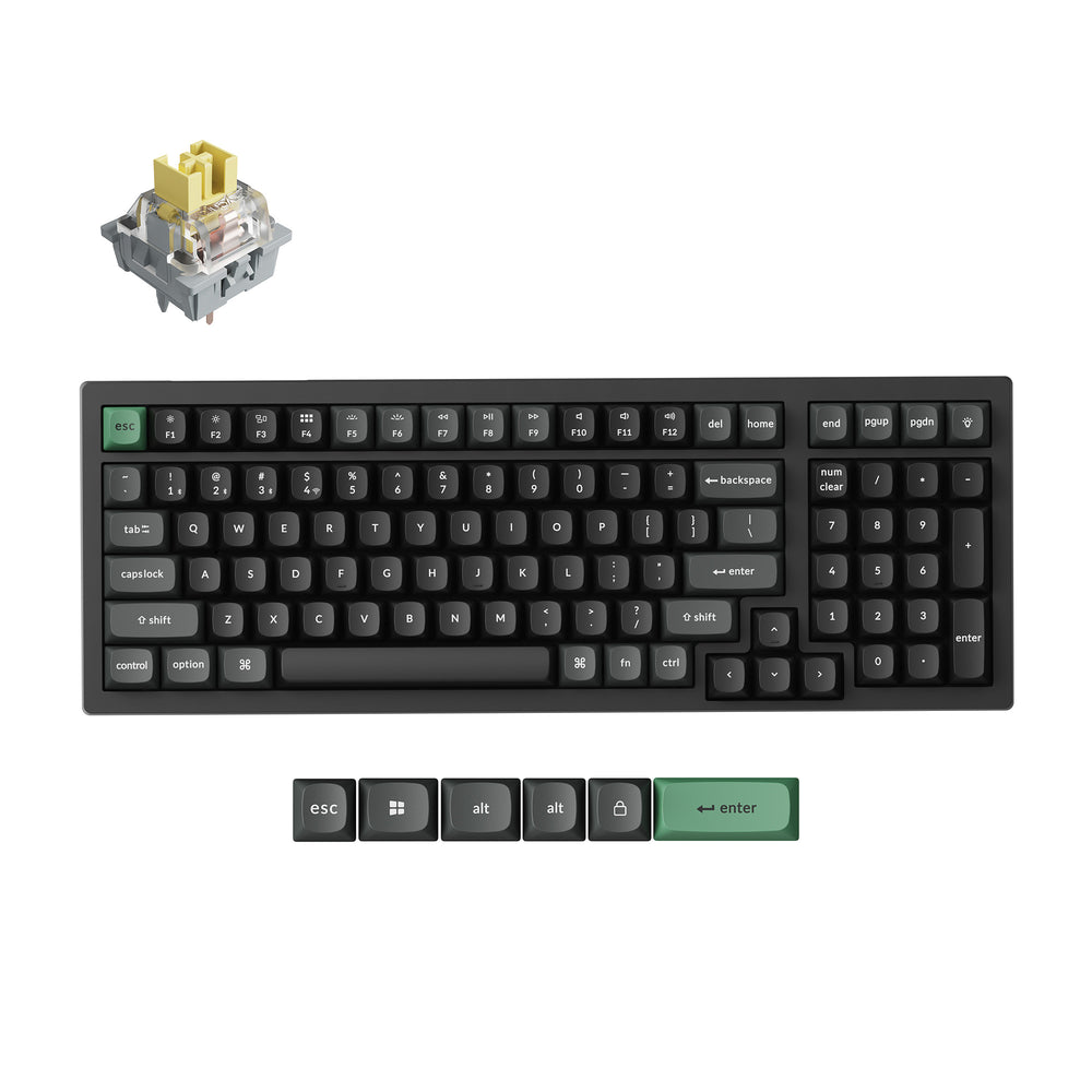 Keychron K4 Max QMK Draadloos Mechanisch Toetsenbord (US ANSI-indeling)