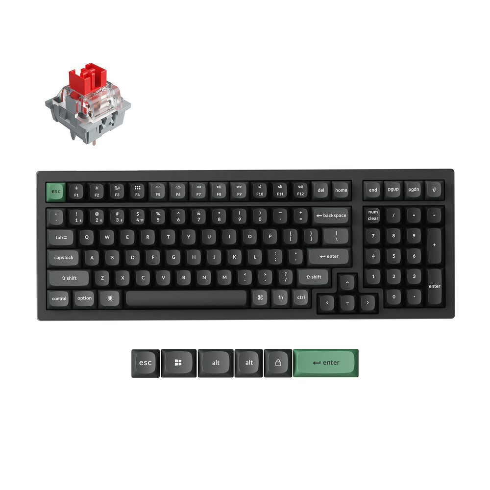Keychron K4 Max QMK Draadloos Mechanisch Toetsenbord (US ANSI-indeling)