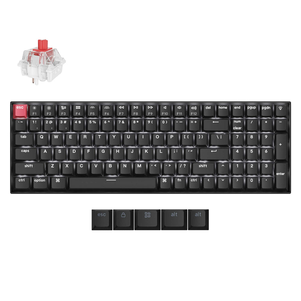 Keychron K4 QMK Draadloos Mechanisch Toetsenbord (Versie 3) (US ANSI-indeling)