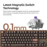 Keychron K2 HE Draadloos Magnetisch Schakelaar Aangepast Toetsenbord - All Wood Speciale Editie (US ANSI Indeling)