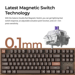 Keychron K2 HE Draadloos Magnetisch Schakelaar Aangepast Toetsenbord - All Wood Speciale Editie (US ANSI Indeling)