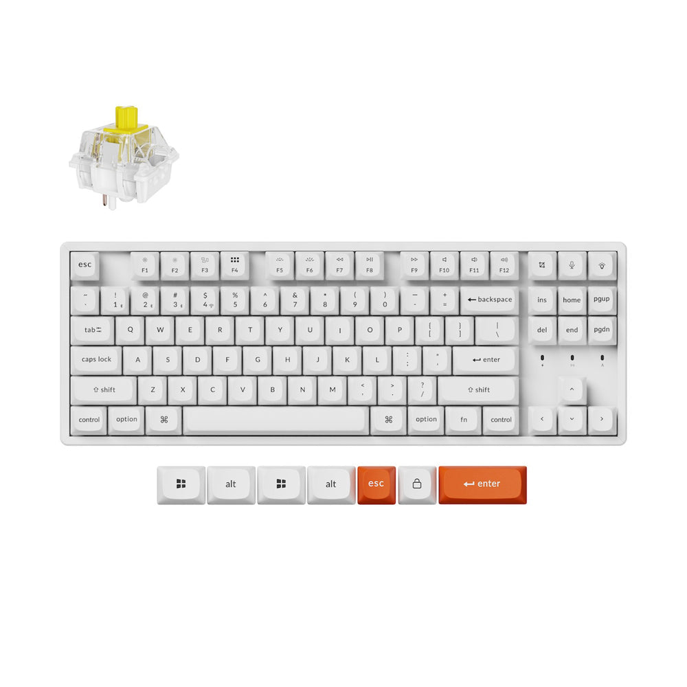Keychron K8 Max QMK Wireless Mechanical Keyboard (US ANSI Layout)