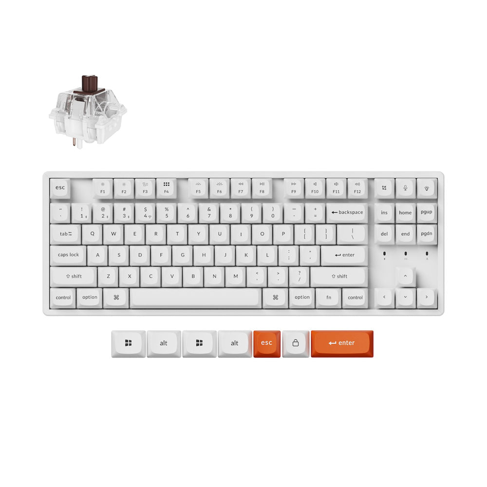 Keychron K8 Max QMK Wireless Mechanical Keyboard (US ANSI Layout)
