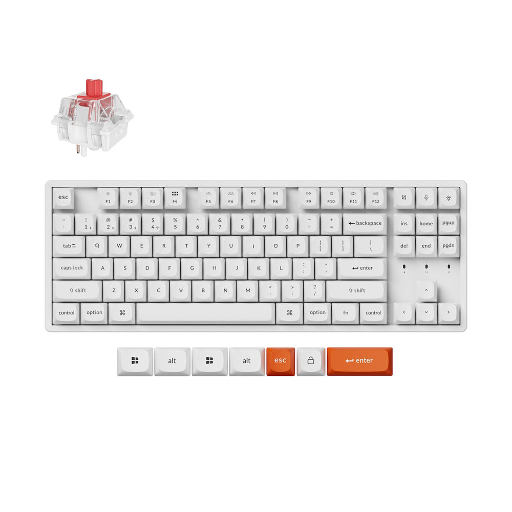 Keychron K8 Max QMK Wireless Mechanical Keyboard (US ANSI Layout)