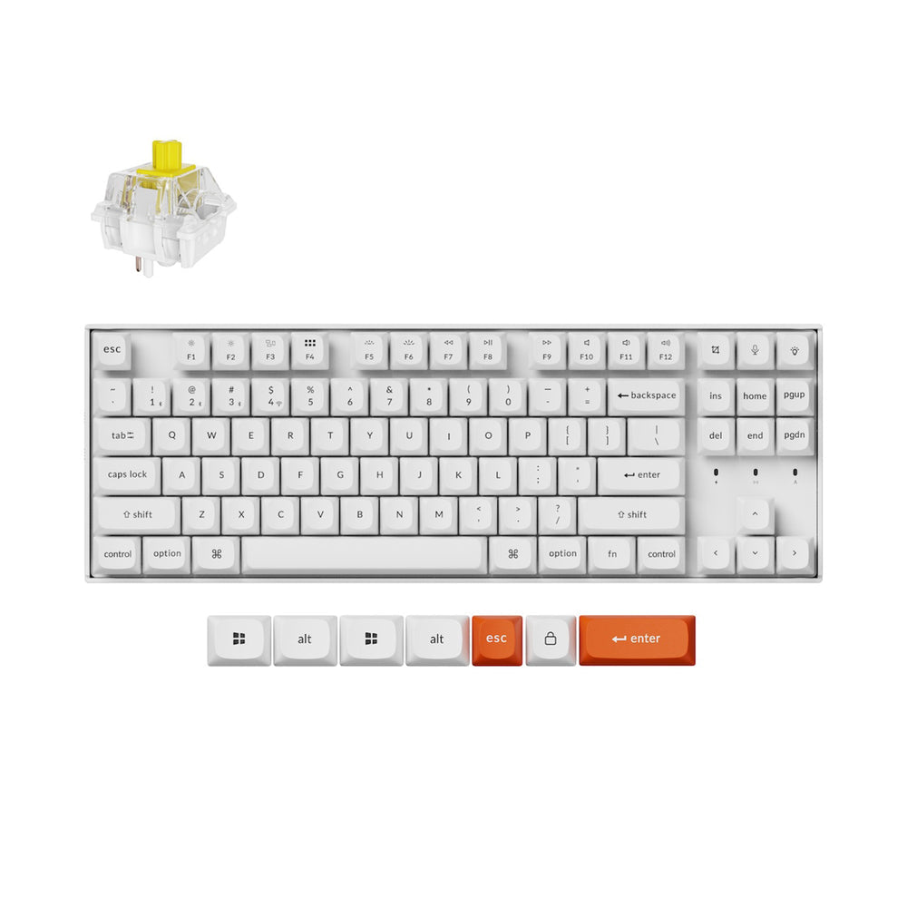 Keychron K8 Max QMK Wireless Mechanical Keyboard (US ANSI Layout)
