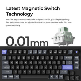 Keychron Q1 HE 8K Wired Magnetic Switch Keyboard (US ANSI Layout)