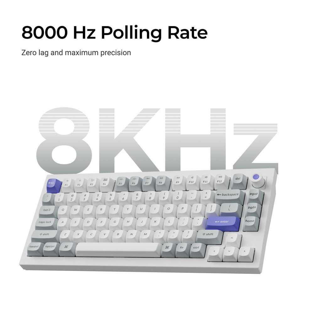 Keychron Q1 HE 8K Wired Magnetic Switch Keyboard (US ANSI Layout)