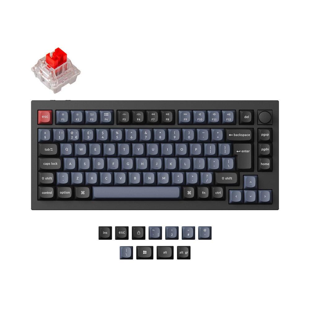 Keychron Q1 Pro QMK/VIA Draadloos Aangepast Mechanisch Toetsenbord ISO Indeling Collectie