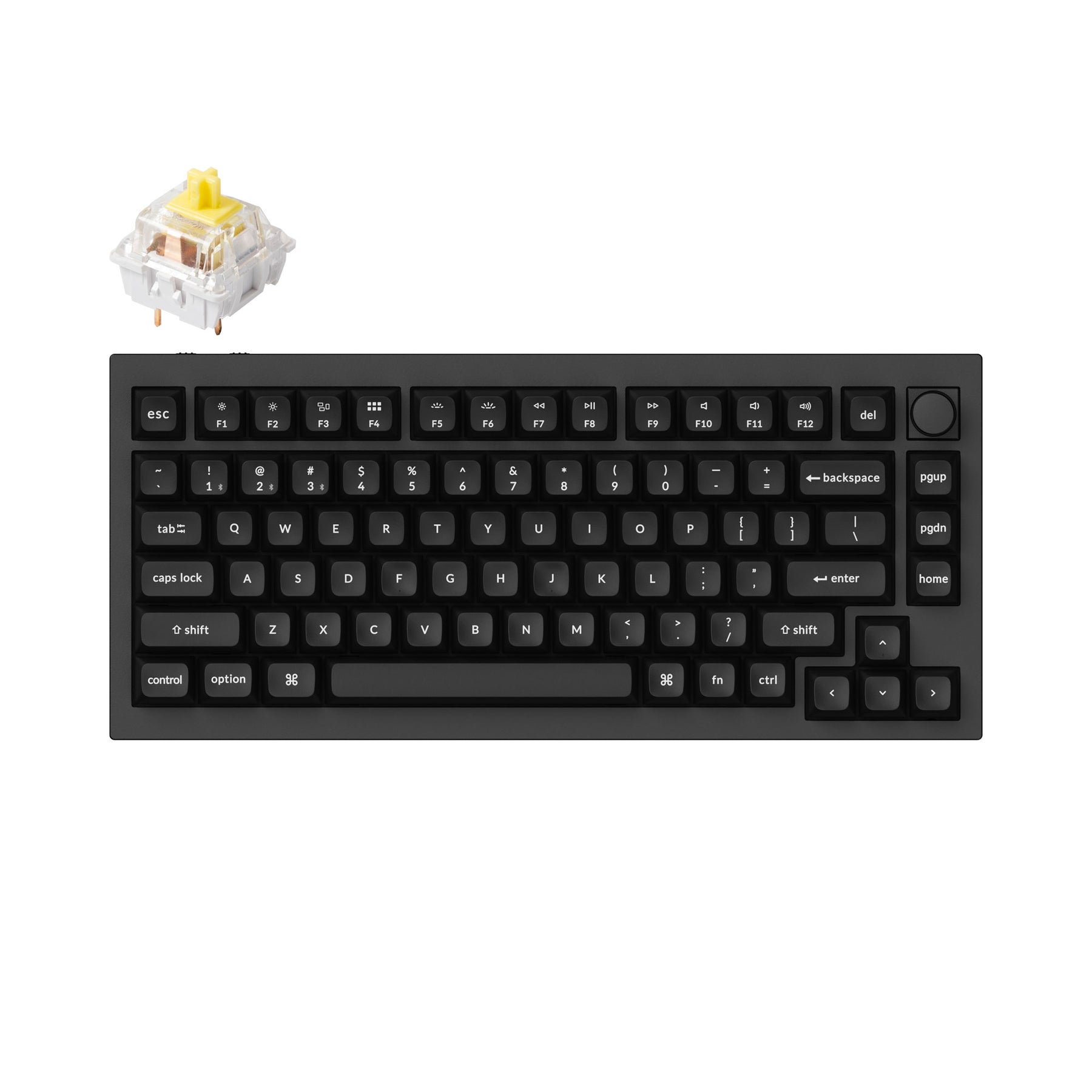 Keychron Q1 Pro QMK/VIA Wireless Custom Mechanical Keyboard (US ANSI Layout)
