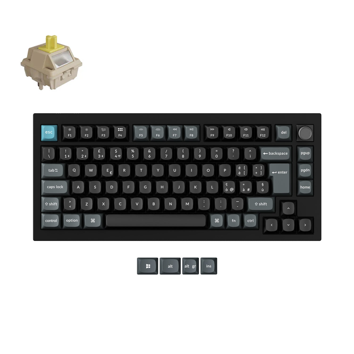 Keychron Q1 Ultra 8K Wireless Custom Mechanical Keyboard ISO Layout Collection