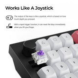 Keychron Q12 HE QMK Wireless Custom Keyboard (US ANSI Layout)
