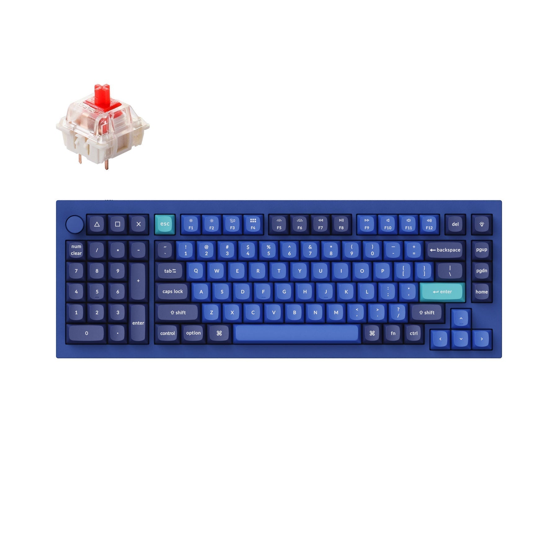 Keychron Q12 QMK Custom Mechanical Keyboard (US ANSI Layout)