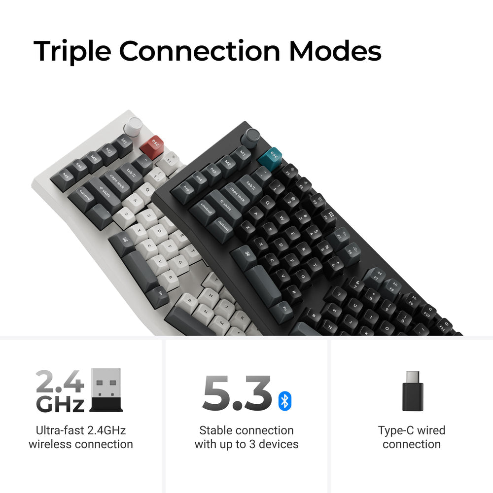 Keychron Q13 Ultra 8K Wireless Custom Mechanical Keyboard(US ANSI Layout)