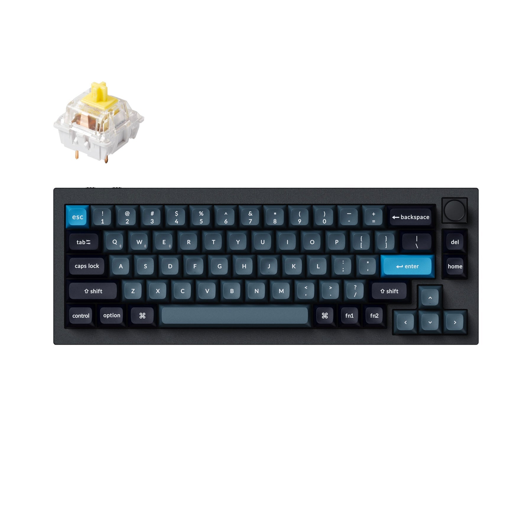 Keychron Q2 Pro QMK/VIA Wireless Custom Mechanical Keyboard (US ANSI Layout)