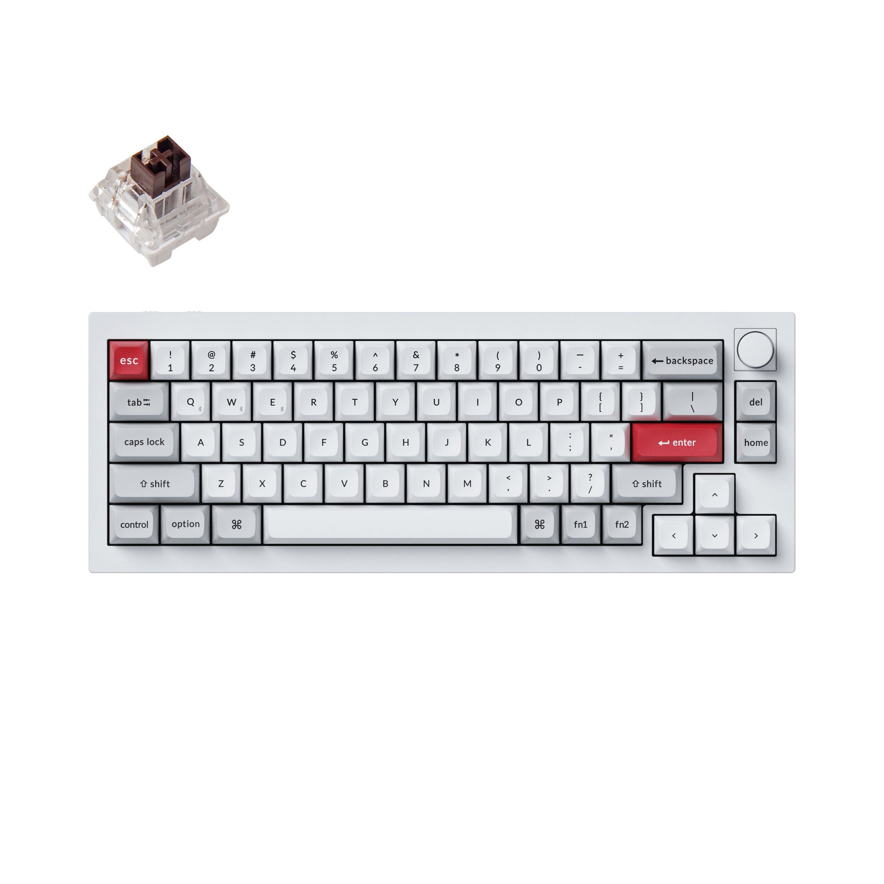 Keychron Q2 Pro QMK/VIA Wireless Custom Mechanical Keyboard (US ANSI Layout)
