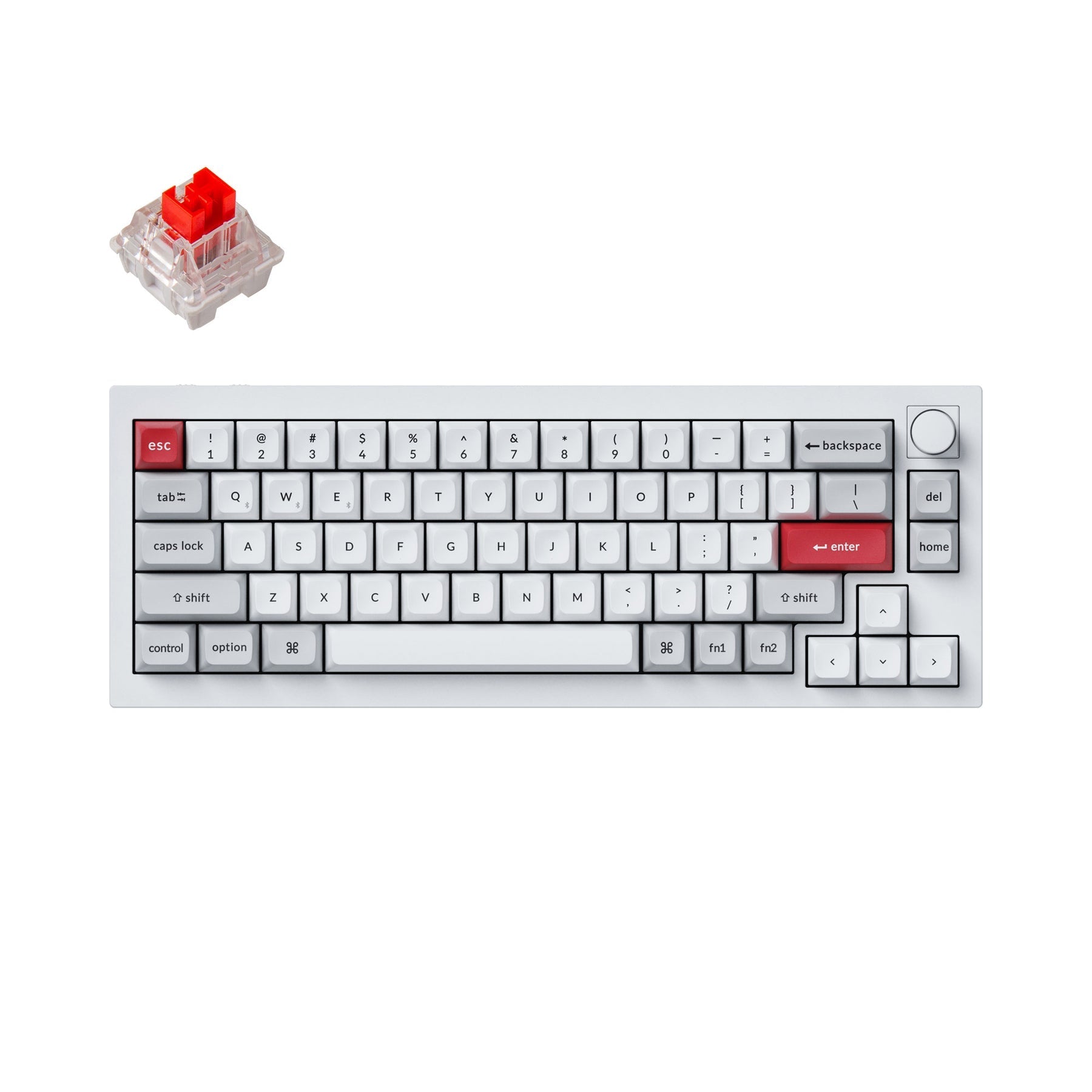 Keychron Q2 Pro QMK/VIA Wireless Custom Mechanical Keyboard (US ANSI Layout)