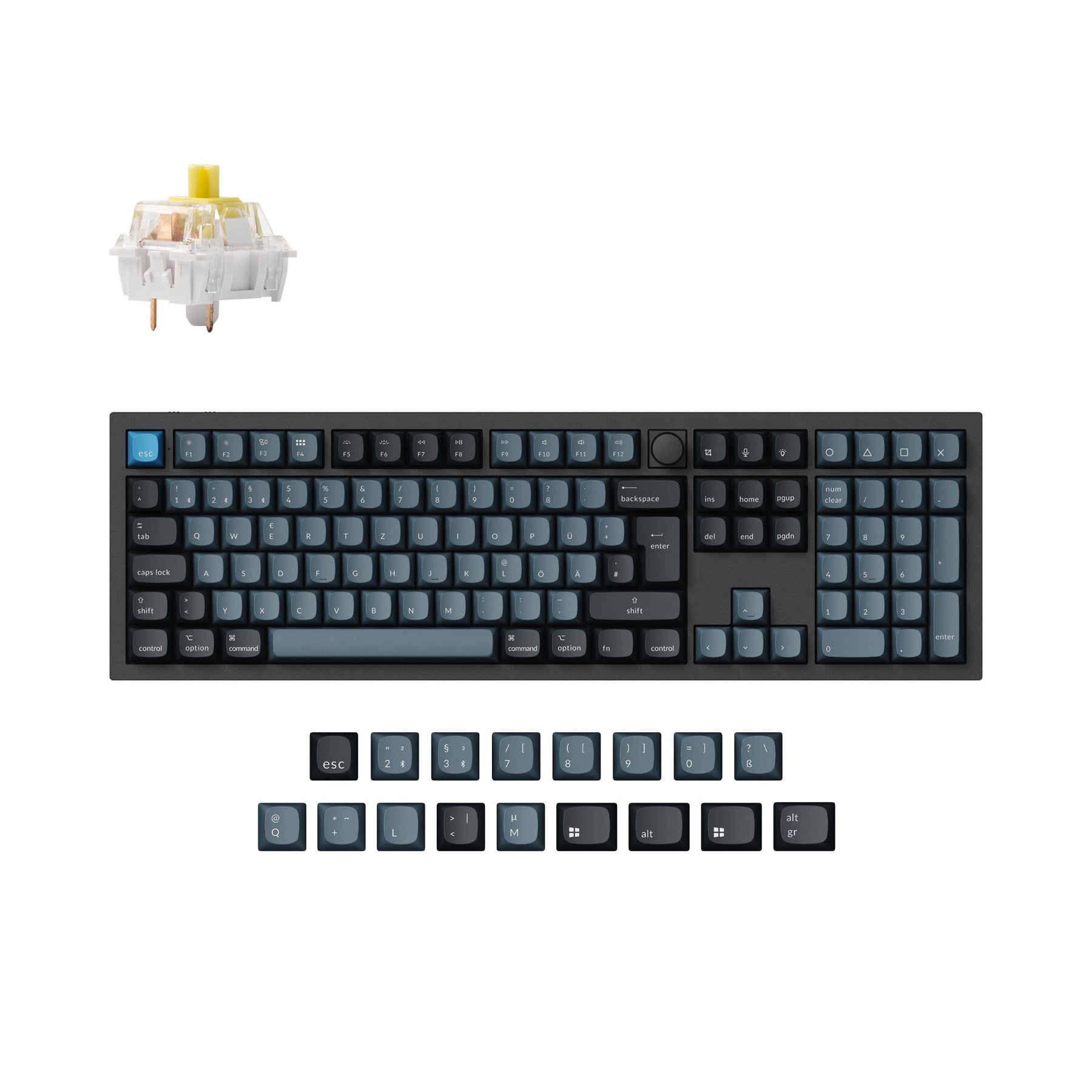 Keychron Q6 Pro QMK/VIA Draadloos Aangepast Mechanisch Toetsenbord ISO Indeling Collectie
