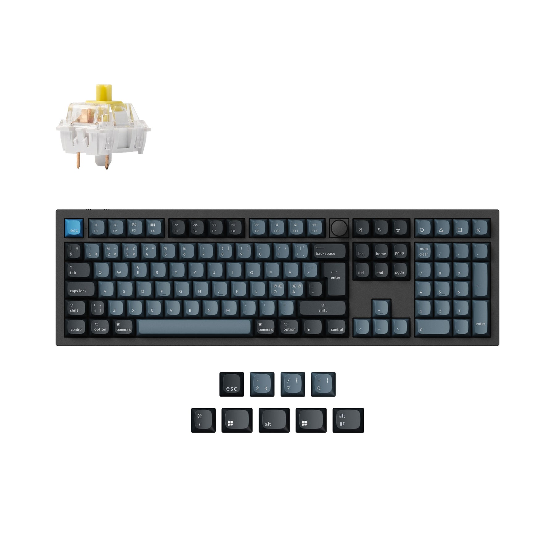 Keychron Q6 Pro QMK/VIA Draadloos Aangepast Mechanisch Toetsenbord ISO Indeling Collectie