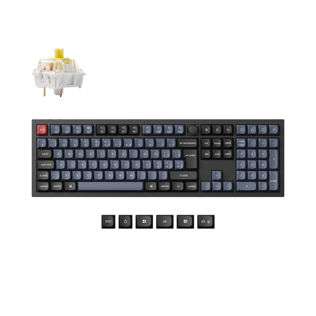 Keychron Q6 Pro QMK/VIA Draadloos Aangepast Mechanisch Toetsenbord ISO Indeling Collectie