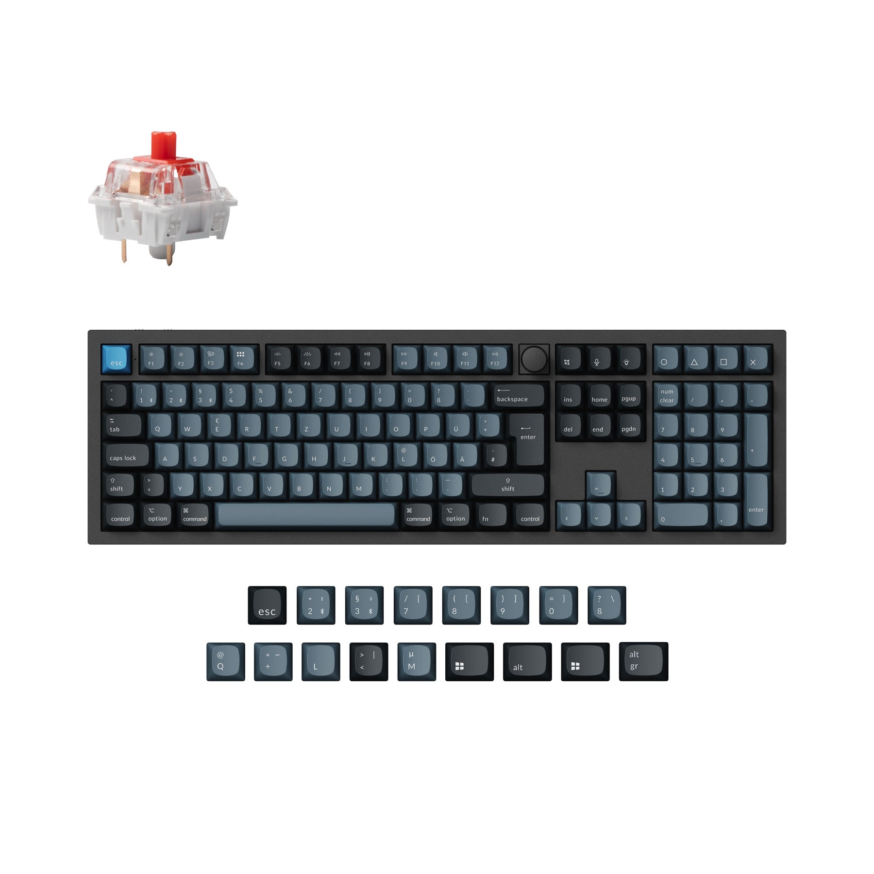 Keychron Q6 Pro QMK/VIA Draadloos Aangepast Mechanisch Toetsenbord ISO Indeling Collectie