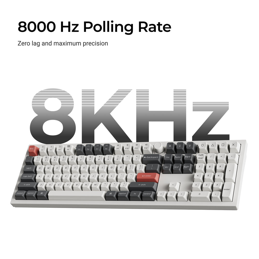 Keychron Q6 Ultra 8K Wireless Custom Mechanical Keyboard (US ANSI Layout)