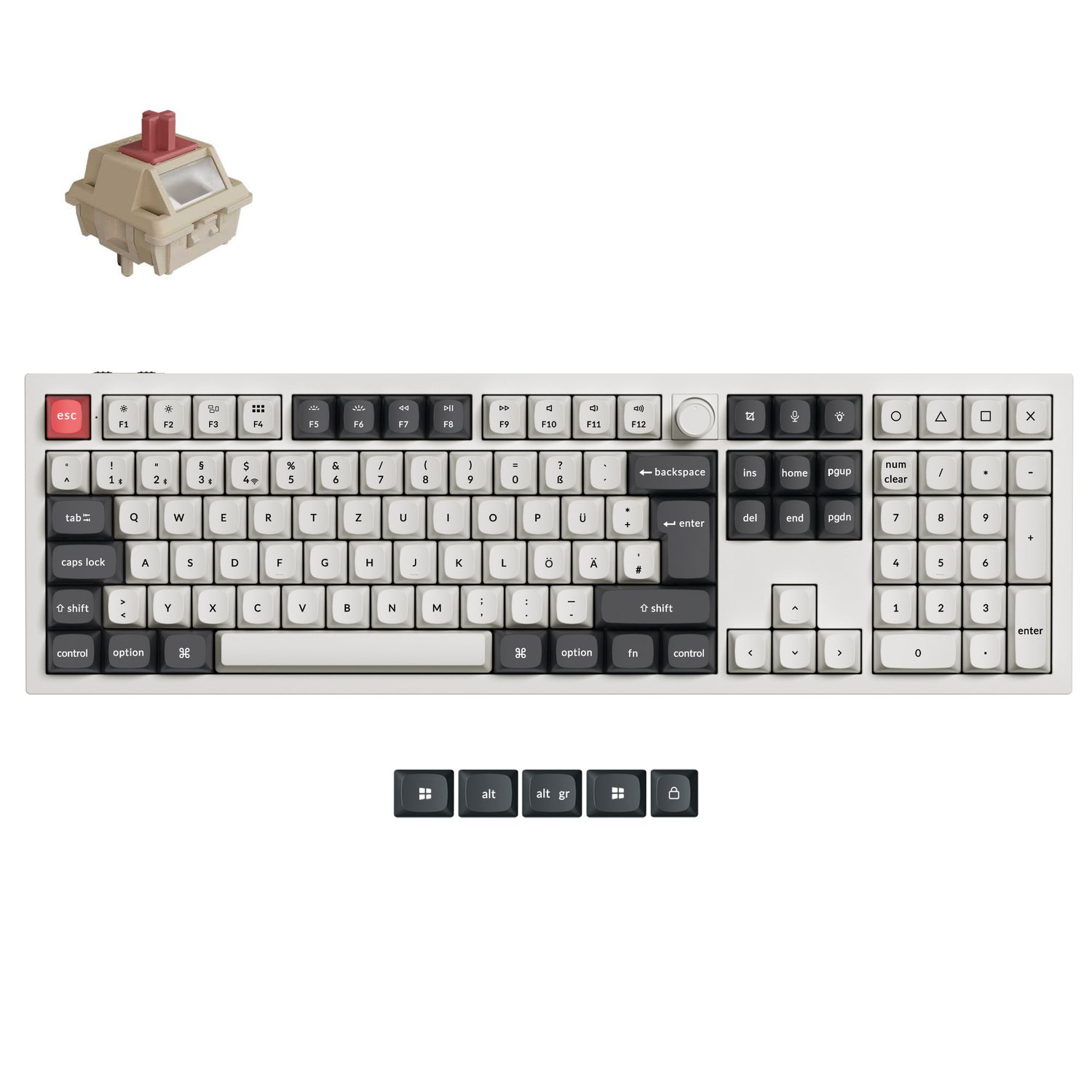 Keychron Q6 Ultra 8K Wireless Custom Mechanical Keyboard ISO Layout Collection