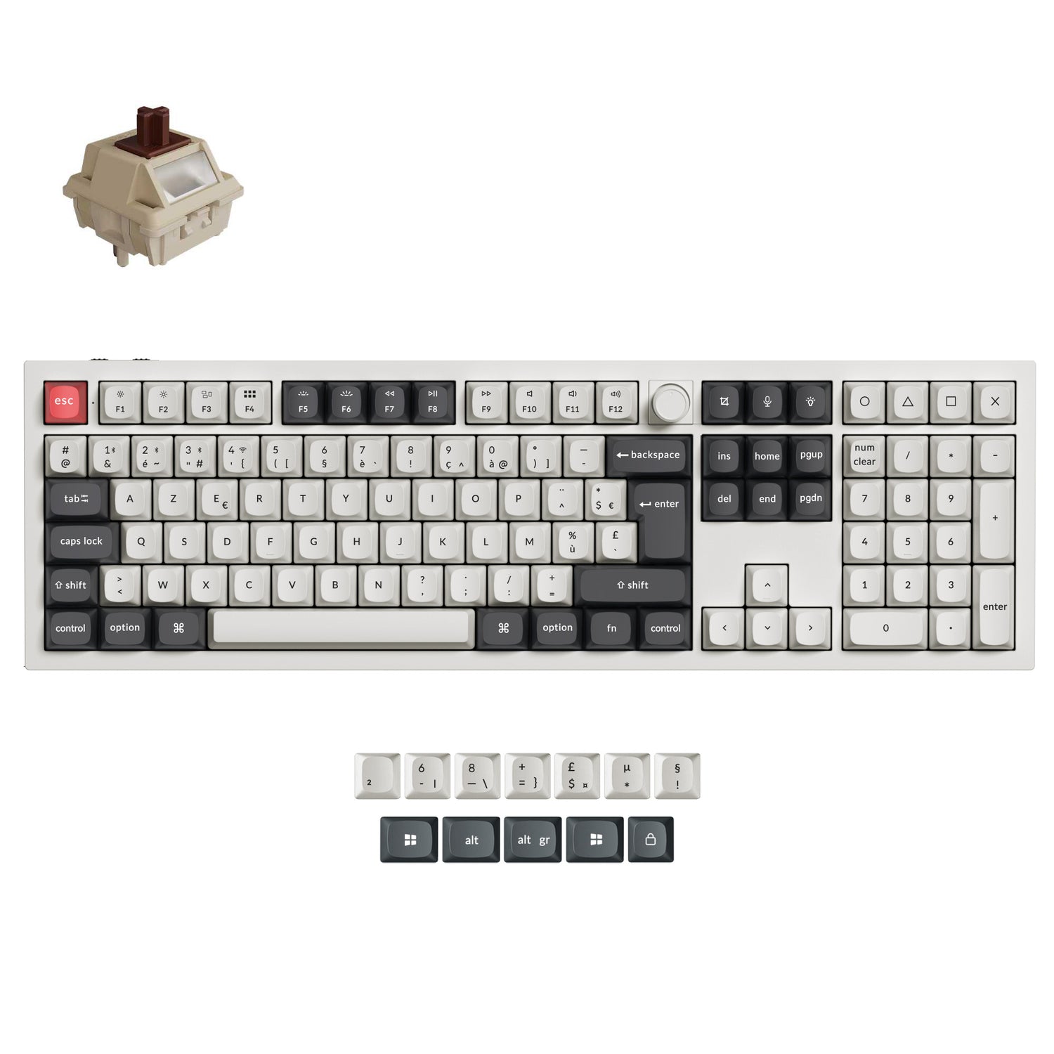 Keychron Q6 Ultra 8K Wireless Custom Mechanical Keyboard ISO Layout Collection