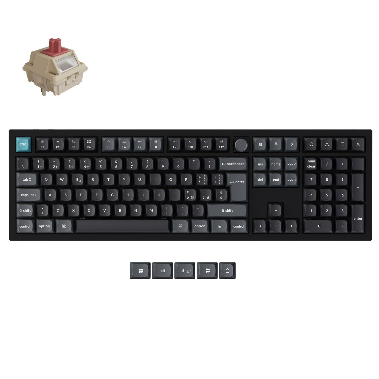 Keychron Q6 Ultra 8K Draadloze Aangepaste Mechanische Toetsenbord ISO Indeling Collectie