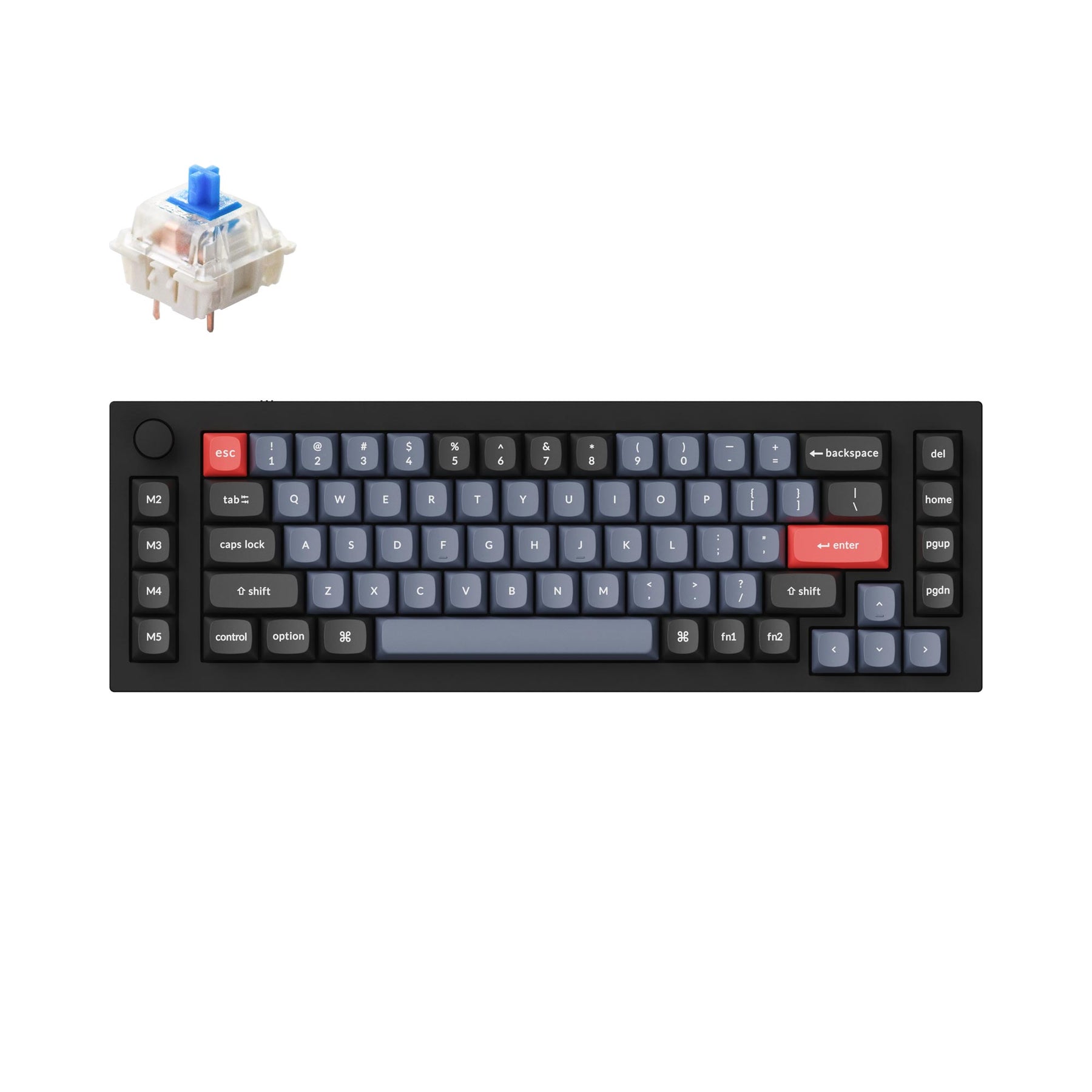 Keychron Q65 QMK Aangepaste Mechanische Toetsenbord (US ANSI Lay-out)