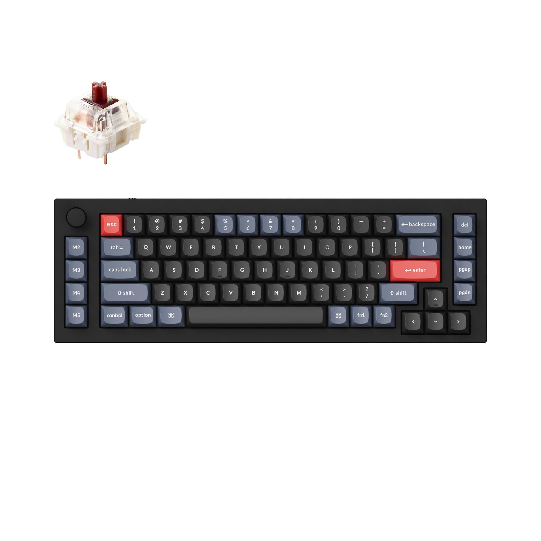 Keychron Q65 QMK Aangepaste Mechanische Toetsenbord (US ANSI Lay-out)