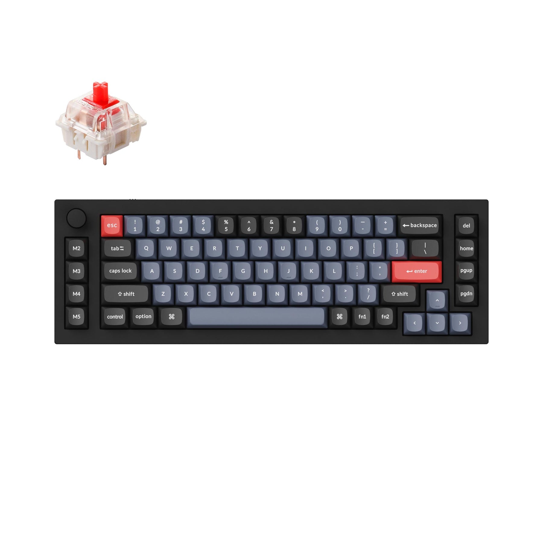 Keychron Q65 QMK Aangepaste Mechanische Toetsenbord (US ANSI Lay-out)