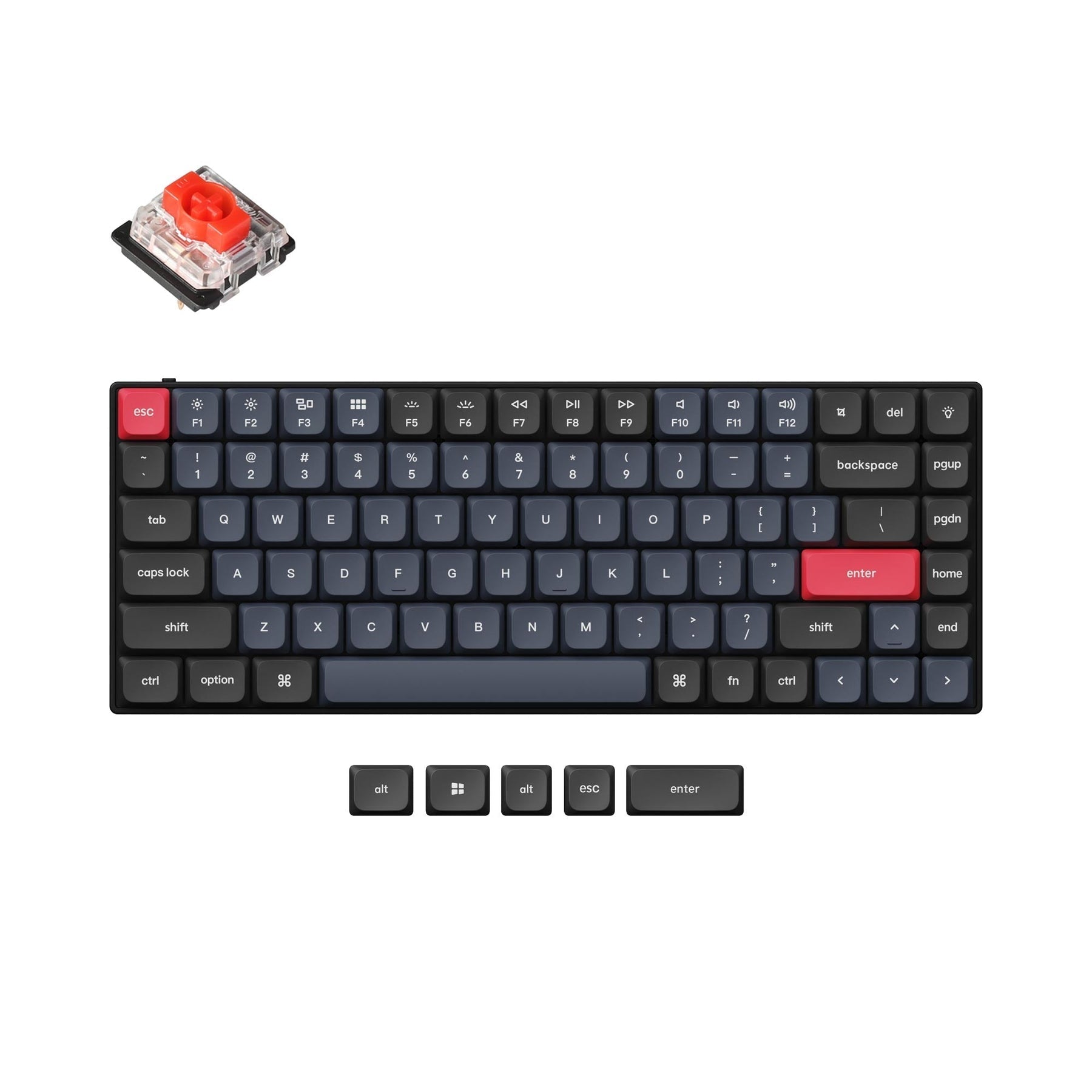 Keychron S1 QMK Custom Mechanical Keyboard (US ANSI Layout)