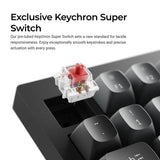 Keychron V1 8K QMK Wired Custom Mechanical Keyboard (US ANSI Layout)