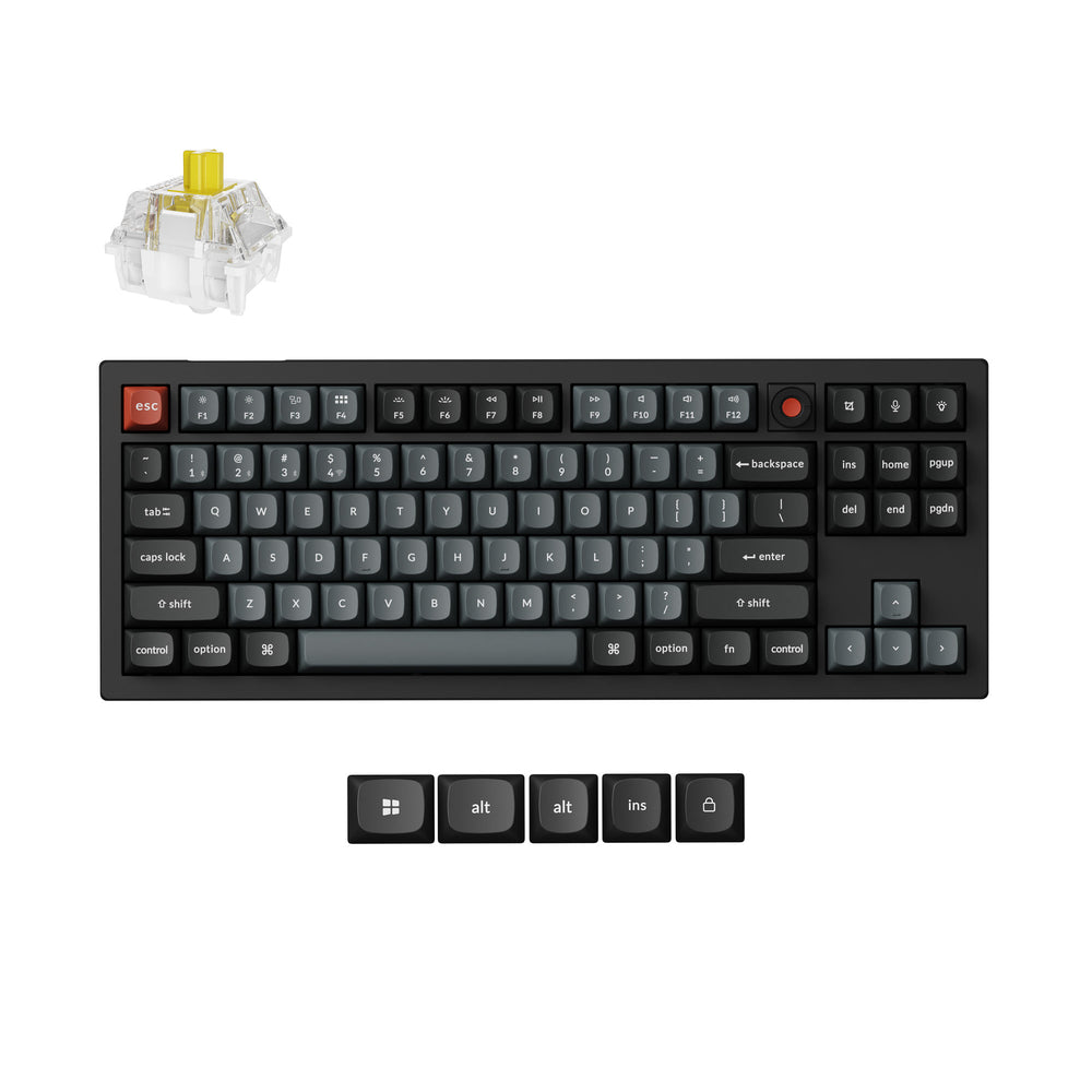 Keychron V3 8K QMK Wired Custom Mechanical Keyboard (US ANSI Layout)