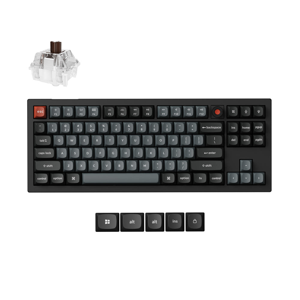 Keychron V3 8K QMK Wired Custom Mechanical Keyboard (US ANSI Layout)