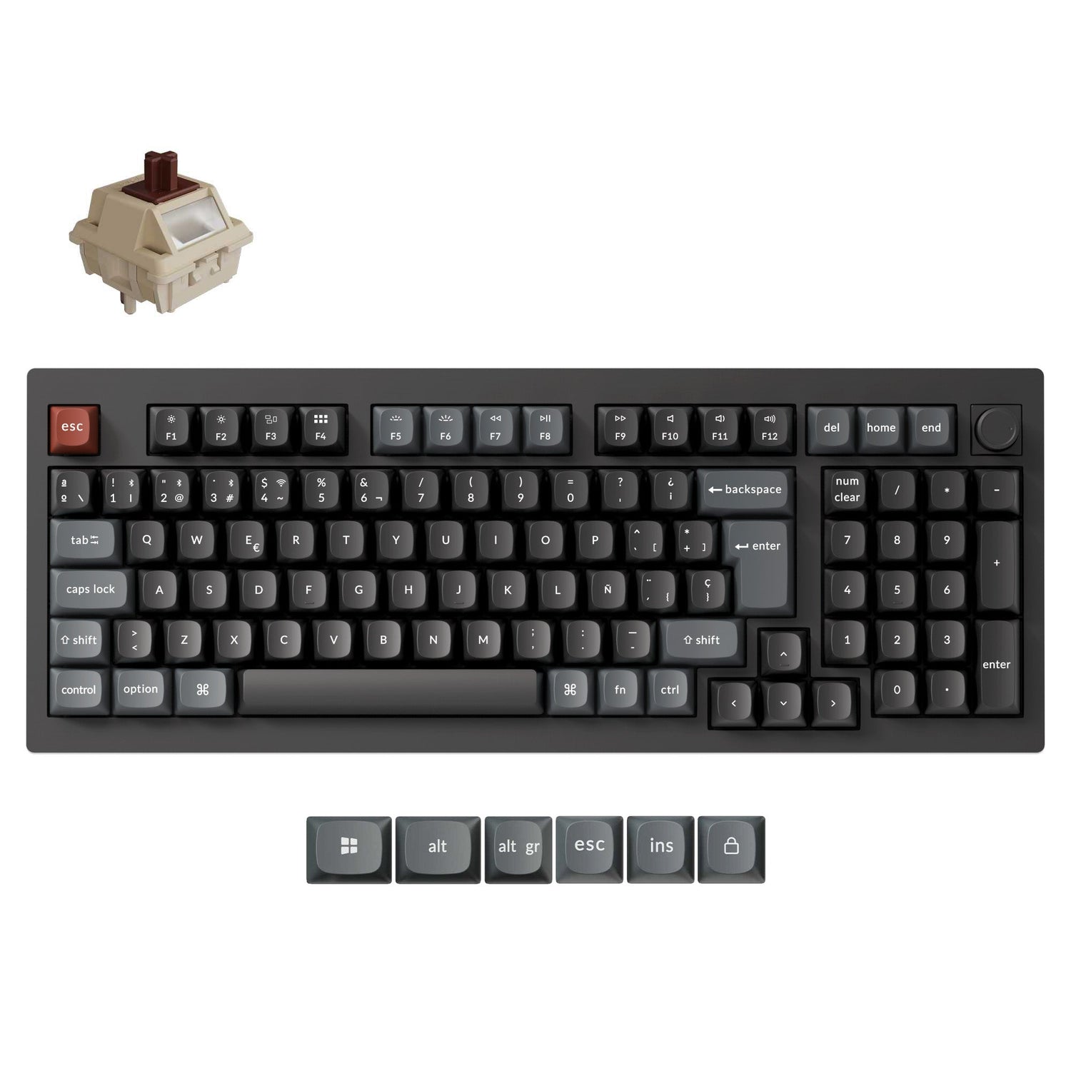 Keychron V6 Ultra 8K Draadloze Aangepaste Mechanische Toetsenbord ISO Indeling Collectie