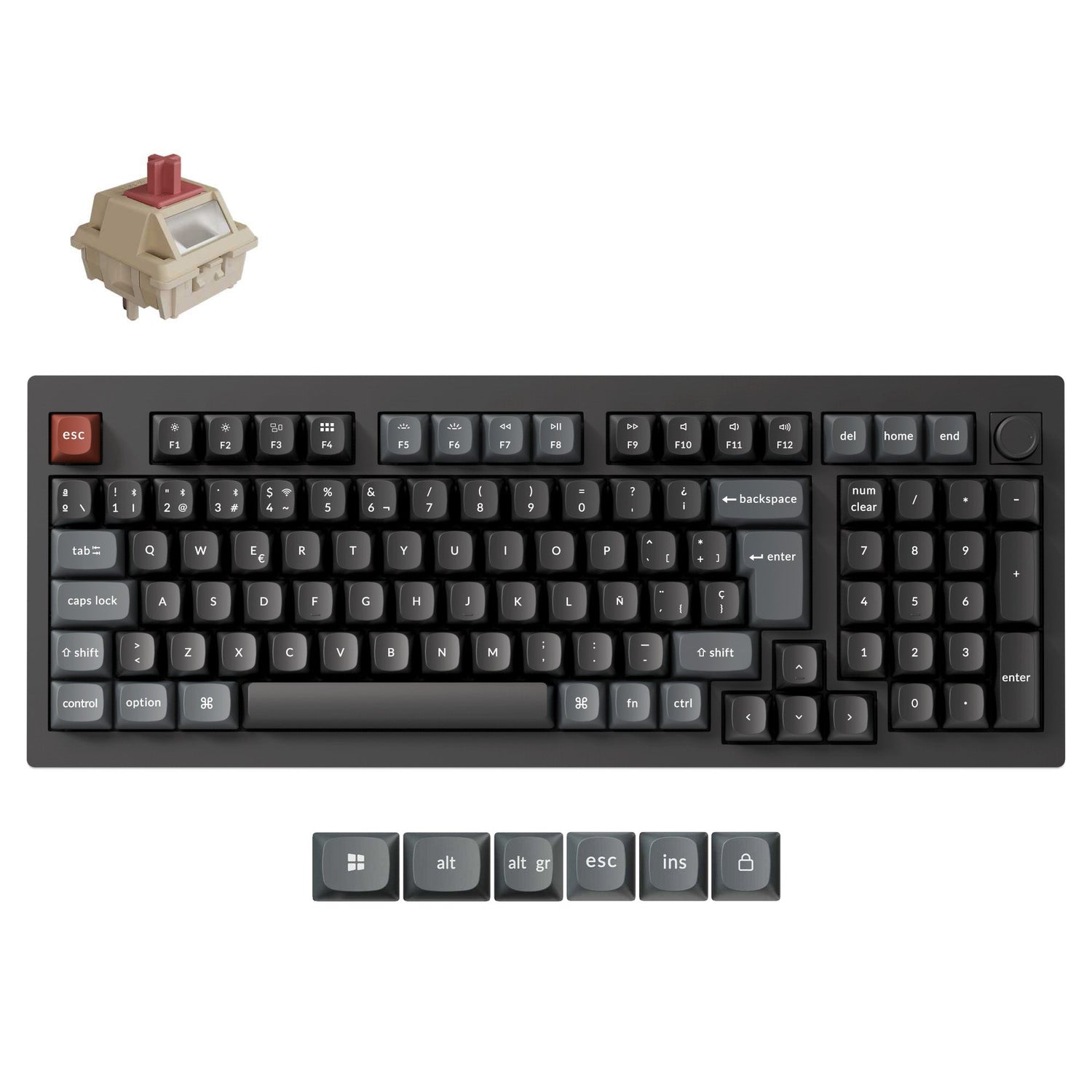 Keychron V6 Ultra 8K Draadloze Aangepaste Mechanische Toetsenbord ISO Indeling Collectie