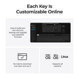 Keychron V6 8K QMK Wired Custom Mechanical Keyboard ISO Layout Collection