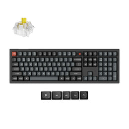 Keychron V6 8K QMK Wired Custom Mechanical Keyboard (US ANSI Layout)