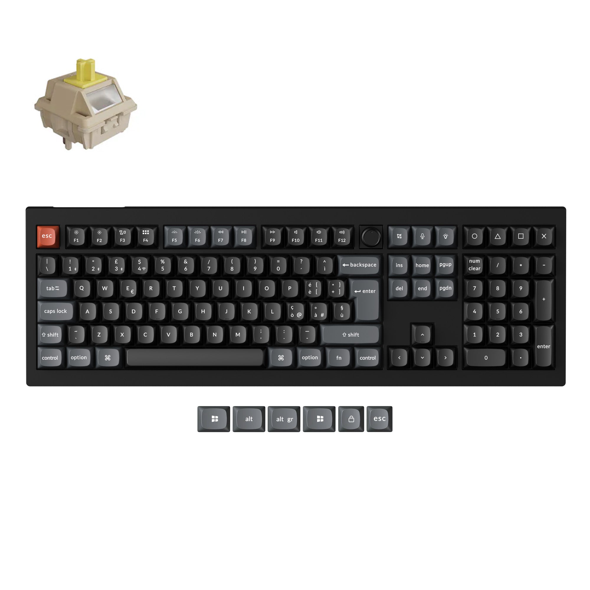 Keychron V6 Ultra 8K Draadloze Aangepaste Mechanische Toetsenbord ISO Indeling Collectie