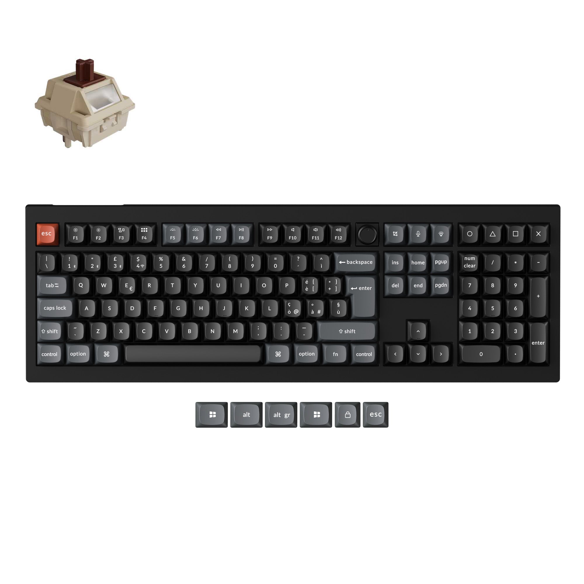 Keychron V6 Ultra 8K Draadloze Aangepaste Mechanische Toetsenbord ISO Indeling Collectie